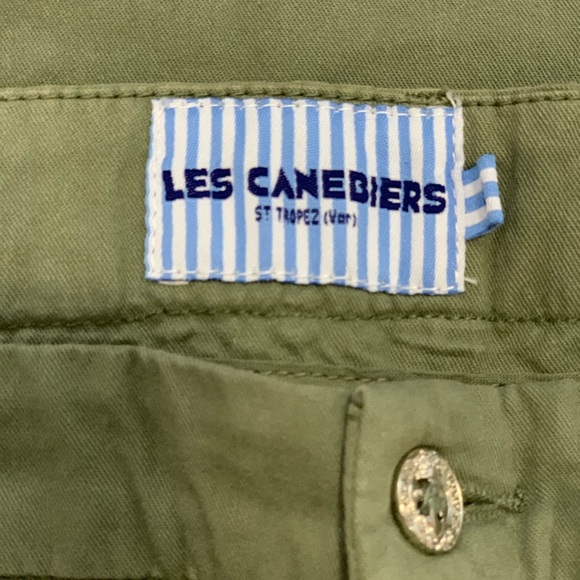 Les Canebiers NWT Chino Tartane Pants - Olive Green 🇫🇷 - Picture 2 of 3